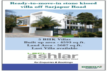 Presenting offer last villa available at LGCL Ashlar in Bangalore